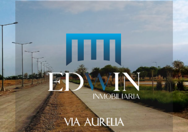 Terreno sobre Av. pavimentada Via Aurelia